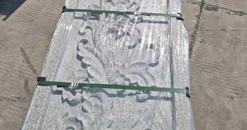 河南芝麻白别墅外墙雕刻版