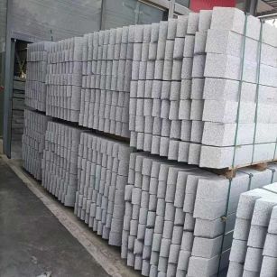 河南芝麻白树围石 树池