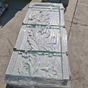 河南芝麻白别墅外墙雕刻版