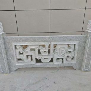 河南芝麻白河道栏杆 桥栏杆