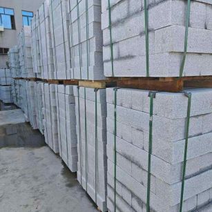 河南芝麻白路牙石，路侧石