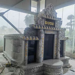 河南套墓 墓碑 围坟石 异形定制