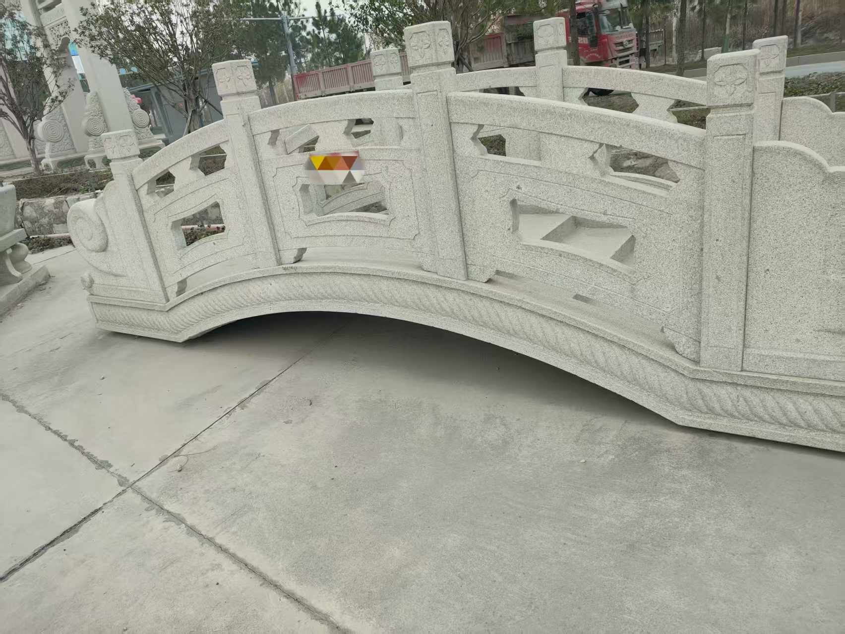 河南芝麻白拱桥，石桥