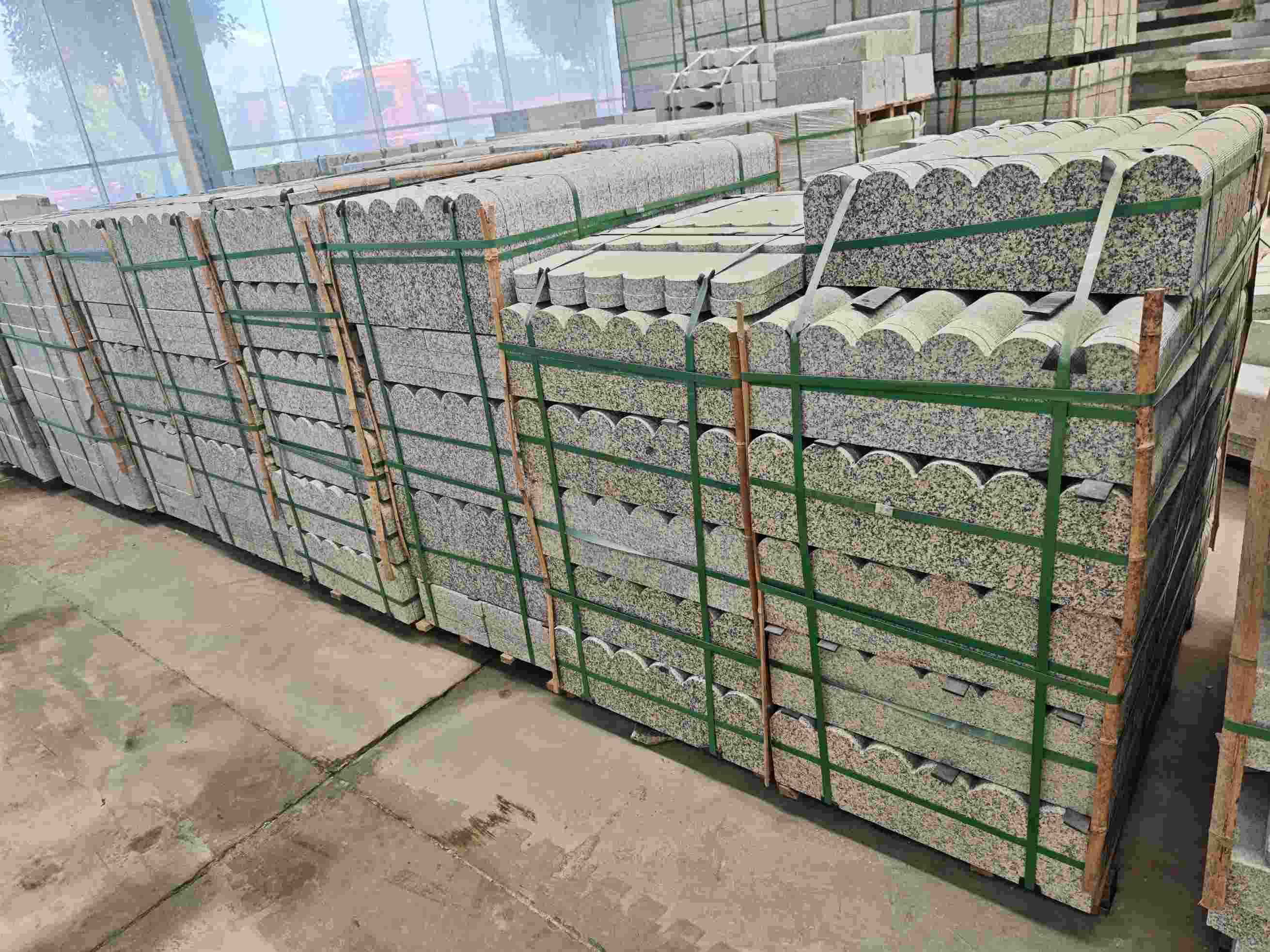 河南芝麻白芙蓉白花边石