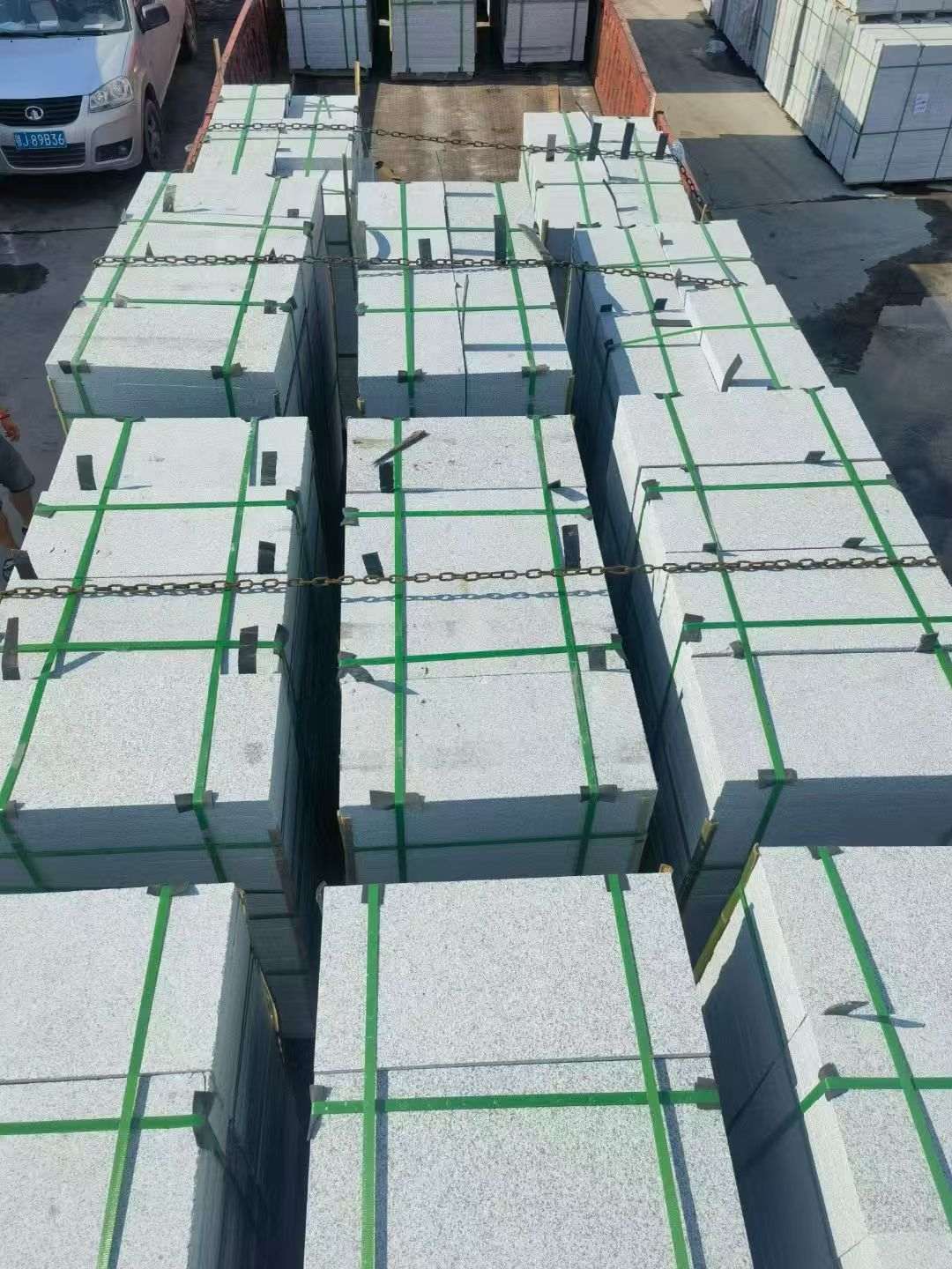 河南芝麻白地铺石 芝麻灰地铺石