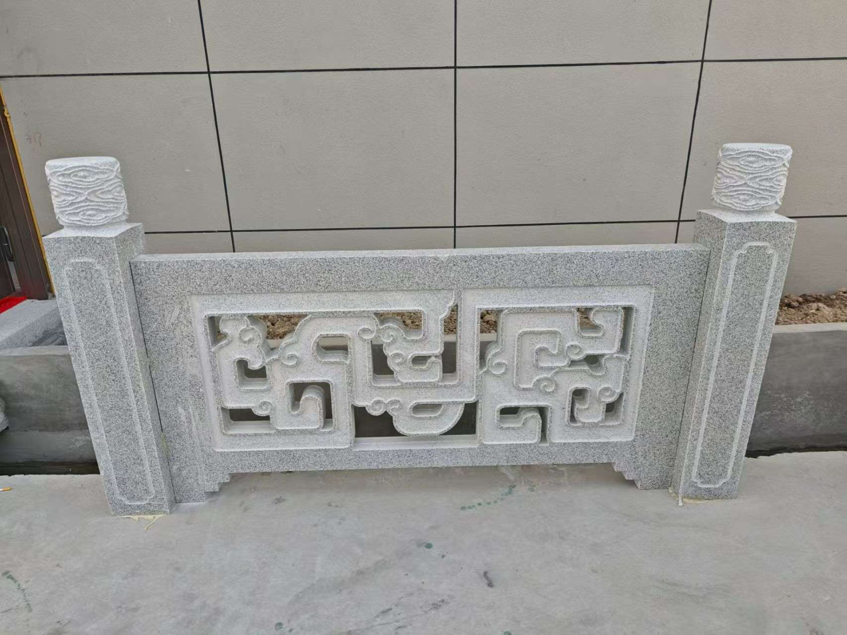 河南芝麻白河道栏杆 桥栏杆